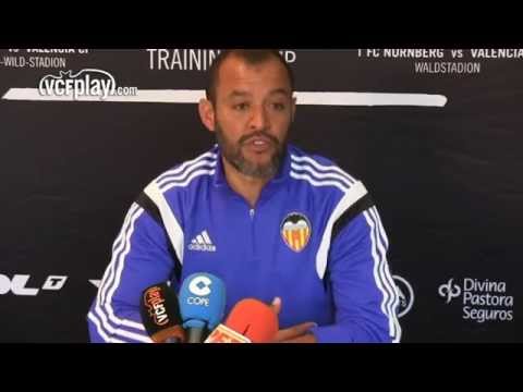 Valencia CF. Nuno: 'Todos están trabajando muy bien' Valencia CF. Nuno: 'Todos están trabajando muy bien'