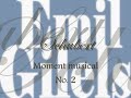 Emil GILELS plays SCHUBERT Moment musical No. 2 /SU record