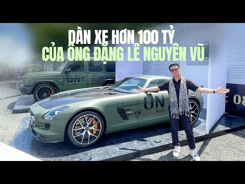 Khám phá dàn xe trăm tỷ của ông Đặng Lê Nguyên Vũ, tại sao có chữ UN?