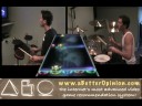 this is a side by side video of me playing the drums to ghwt and on a real drum kit!  the song is 