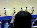 全日本女子バレー紅白戦・選手入場