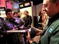 Hasbro demonstrates the new Sith Infiltrator from Star Wars