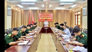 Đảng ủy Quân sự thành phố: hội nghị phiên 6 tháng đầu năm 2022