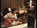STEVE BROWN OF TRIXTER RECORDING GUITAR SOLOS