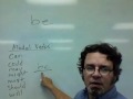The verb be in different tenses