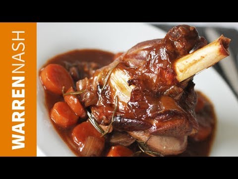 how to trim lamb shanks