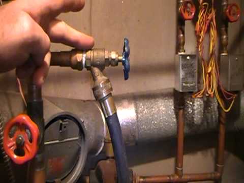 how to fill hydronic heating system