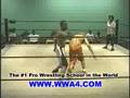 WWA4 Wrestling Move Club to the Back Jena v Ampliflyer