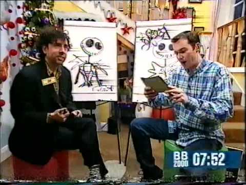 0 Tim Burton Draws Jack Skellington