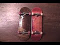 Homemade wooden fingerboard! 5 ply WIDE
