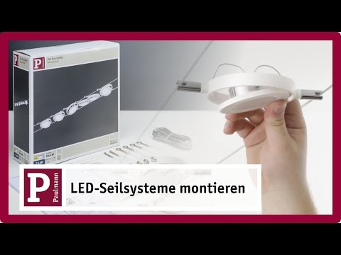 LED Seilsystem – flexibel spannen und einfach befestigen