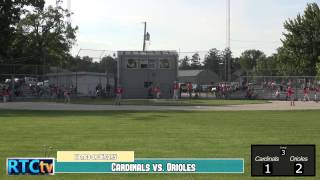 Rochester Youth Baseball Cardinals vs Orioles