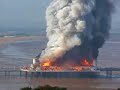 Weston Super Mare Pier Burning