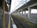EH500金太郎ＩＧＲ厨川駅での、下り貨物列車の通過シーンです。風圧に飛ばされそうになりながらの撮影です。