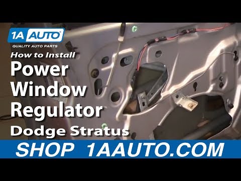 How To Install Replace Power Window Regulator Dodge Stratus 01-06 1AAuto.com
