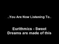 Eurithmics - Sweet Dreams Are Made Of This