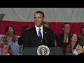 In Green Bay, Wisconsin the President holds a town hall to talk directly to the American people about the need for real health reform -- no excuses, no endless delay. June 11, 2009. (Public Domain)