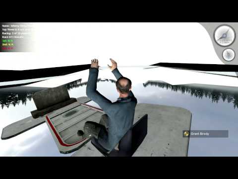 Upside Down Victory! (Sled Racing /w Friends) Part 1