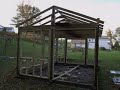 Backyard Greenhouse Shed Project Part 2