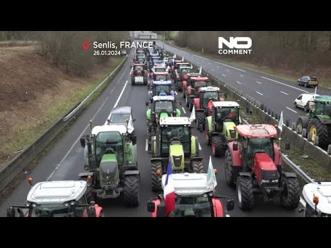 Frankreich: Blockade von Paris - Landwirte protestie ...