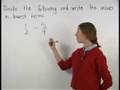 Dividing Fractions - YourTeacher.com - Pre Algebra Help