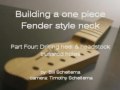 One Piece Neck Build Part 4: Drilling Trussrod Holes