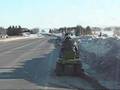 Driving the John Deere 110 Lawn Mower Home