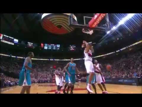 Felton to Batum Alley Oop Dunk against Hornets