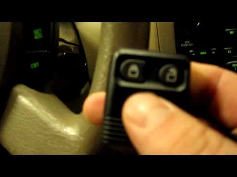 HOW TO PROGRAM A FORD F150 RANGER EXPLORER KEYLESS ENTRY REMOTE