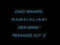 ramsi aliani   dein mann 2008  mit lyric 