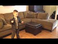 Blue Suede Shoes Kid singing and dancing to blue suede shoes