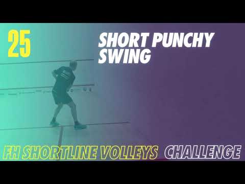 Jesse Engelbrecht has a challenge for you! Forehand Short Line Volleys