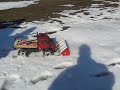 Unimog 1 zu 10 mit Schneefr�se (zweiter Test)