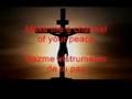 Hazme Instrumento de Tu Paz Make me a Channel of Your Peace Video del III Congreso Internacional Espiritualidad de la Cruz