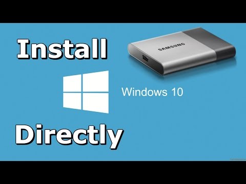 How to Install Windows 10 Directly onto USB External Hard Drive