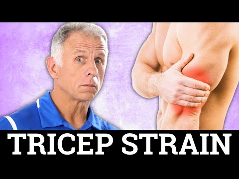 how to relieve tricep pain