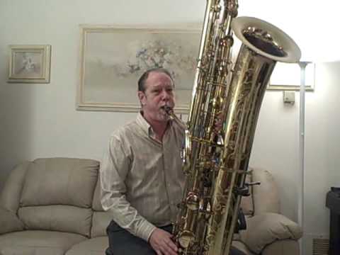 contrabass - There's the blues, and then there's the Really Big Blues. More bass sax and contrabass sax here: http://www.myspace.com/saxpsychosis.
