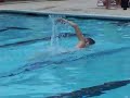 Karl Warden swimming freestyle Karl Warden swimming freestyle