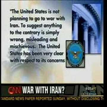 CNN/NYr:PENTAGON CAN STRIKE IRAN W/IN 24HR OF bUSH ORDER-WAR