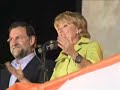 Victoria del PP. Celebración en Génova