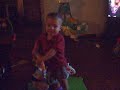 Caden jumping and spinning