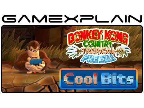 Idle - http://www.GameXplain.com Cool Bits: Donkey Kong Country: Tropical Freeze is a super detailed game, and this extends to the idle animations, which have secre...