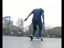 Olivier te plank op het Spui