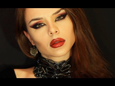 MW Vampire Makeup Tutorial Transformation Необычный Вечерний Макияж Halloween