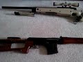 Airsoft Dragunov SVD and Warrior L96 Sniper rifles