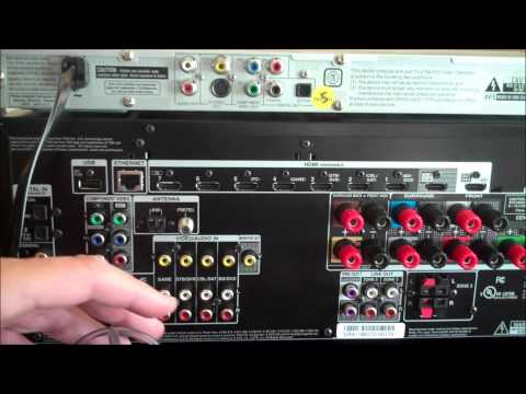 how to hook up a cd player to a tv