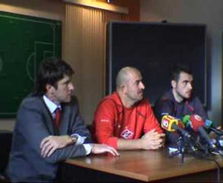 Press conference FC "Spartak" ...