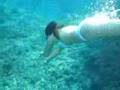 Elisabeth Kristoffersen freediving in Pula, Croatia