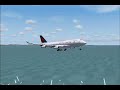 Air Canada (AC008) Landing at Hong Kong Int\