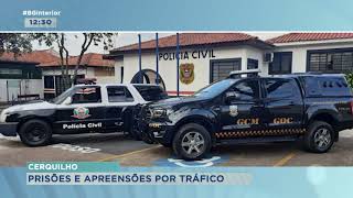 Polícia Civil de Cerquilho cumpre mandados e prende oito pessoas